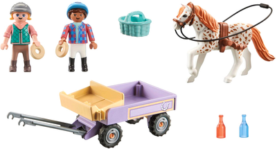 Набір фігурок Playmobil Horses of Waterfall Pony carriage 33 елементи (4008789714961)