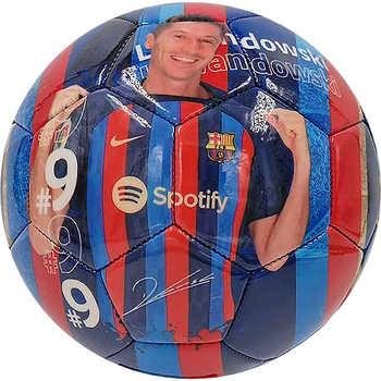 Футбольний м'яч Victoria FC Barcelona Lewandowski Розмір 5 (8720812271741)