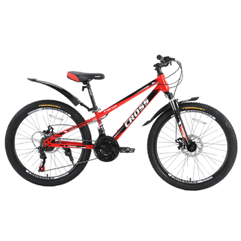 Велосипед Cross 24 ST Focus 2024 Рама-11 red-black