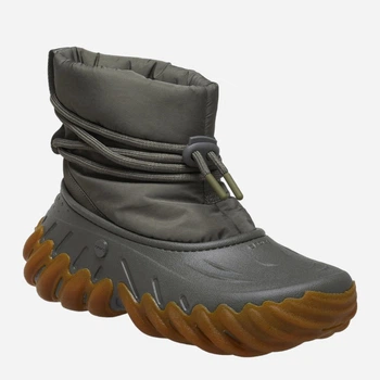 Женские дутики Crocs Echo Boot 208716-DUOV 38-39 Темно-оливковые