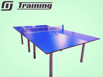 Теннисный стол TRAINING синий с сеткой 73751