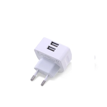 Мережевий зарядний пристрій Remax RMT-7188 Moon 2.1A 2 USB 220V EU білий