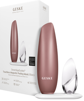 Бесконтактная магнитная пилинг маска GESKE Touchless Magnetic Peeling Mask 5 в 1 пудровый
