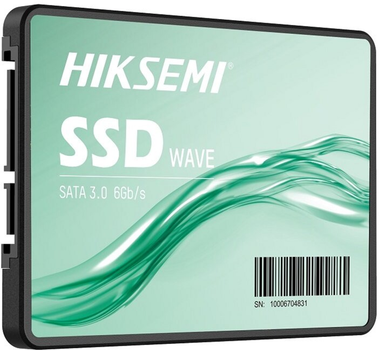 Dysk SSD Hiksemi WAVE(S) 256GB 2.5" SATAIII 3D NAND TLC (HS-SSD-WAVE(S)(STD)/256G/SATA/WW)