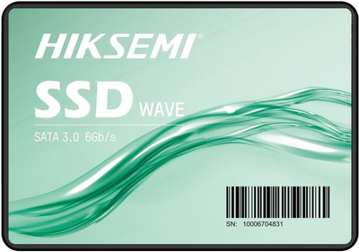 Dysk SSD Hiksemi WAVE(S) 960GB 2.5" SATAIII 3D NAND TLC (HS-SSD-WAVE(S)(STD)/960G/SATA/WW)