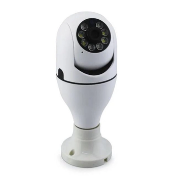 Камера видеонаблюдения поворотная 360 беспроводная WIFI IP в цоколь E27 CAMERA V380 PROO UKC Q16S-1
