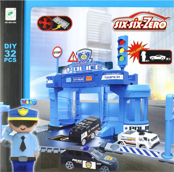 Поліцейський паркінг Mega Creative Six-Six-Zero з машинками та аксесуарами (5904335894752)