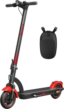 Набір Електросамокат Yadea KS3 Red/Black (NTW-KS3 RED/BLACK) + Сумка Xiamen на кермо для електросамоката Xiamen Чорна (PH050604)