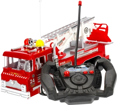 Wóz strażacki zdalnie sterowany Mega Creative Fire Truck Czerwony (5908275120827)