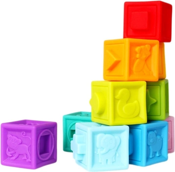 Кубики гумові Bam Bam Сенсорні 10 шт (5903246437171)