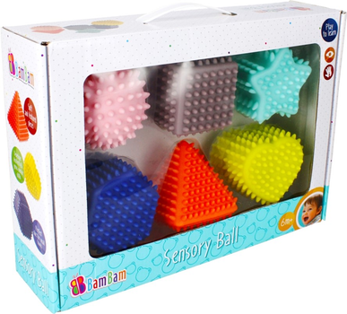 Zestaw figur sensorycznych Bam Bam Sensory Ball 6 szt (5904335829815)