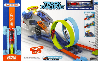 Автомобільний трек Mega Creative CarSpeed Track Racing 502243 (5904335843439)