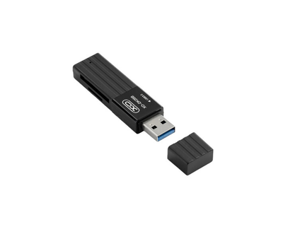 Кардридер внешний usb 3.0 - считыватель карт памяти XO DK05B (3.0 2-in-1 card reader)