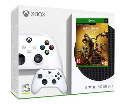 Microsoft Xbox Series S 512Gb + Mortal Kombat 11 Ultimate (русские субтитры) + доп. Геймпад Microsoft Xbox Series X, S (Robot White)