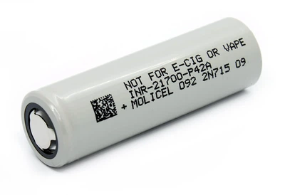 Аккумулятор 21700 литий-ионный (Li-Ion) Molicel INR-21700-P42A 4200mAh, 45A, 4.2/3.6/2.5V