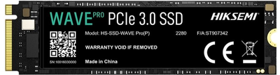 Dysk SSD Hiksemi WAVE Pro(P) 256GB M.2 2280 NVMe PCIe 3.0 x4 3D TLC (HS-SSD-WAVE Pro(P)(STD)/256G/PCIE3/WW)