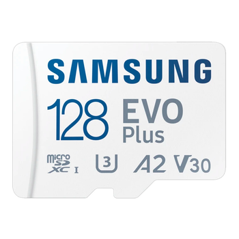 Карта памяти Без бренда EVO Plus 128 Гб microSD и SD адаптер (SG-128 Гб) Красный (1010-435-01)
