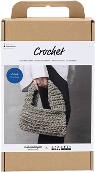 Набір для рукоділля Creativ Company Craft Kit Crochet Chunky Bag для в'язання гачком сумки (5712854697316)