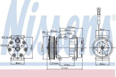 Компресор кондиціонера NISSENS 89137