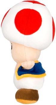 М'яка іграшка 1UP Distribution Super Mario Toad Червона 20 см (3760259935139)