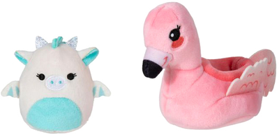 Zestaw maskotek Squishmallows Squishville Flamingo Float 2 szt (0191726467236)