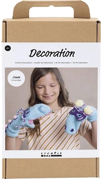 Zestaw kreatywny Creativ Company Craft Kit Decoration Skarpetkowy potwór 2 szt (5712854698771)