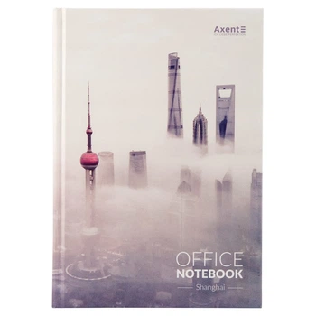 Книга канцелярська А4 192 аркушів клітинка Shanghai (8423-24-a)