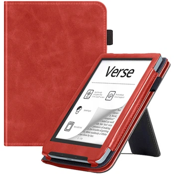 Чохол Galeo Vertical Leather Stand для Pocketbook 629 Verse / Pocketbook 634 Verse Pro Red