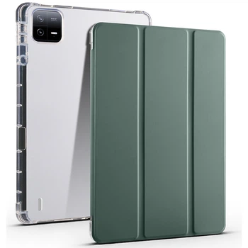 Чохол Galeo TPU Trifold with Stylus Holder для Xiaomi Pad 6 / Pad 6 Pro Dark Green