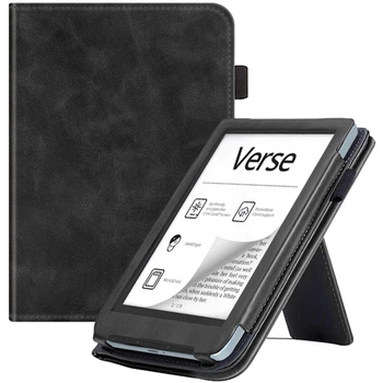 Чохол Galeo Vertical Leather Stand для Pocketbook 629 Verse / Pocketbook 634 Verse Pro Black