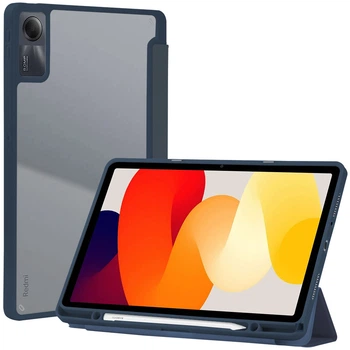Чохол Galeo Hybrid Case with Stylus Holder для Xiaomi Redmi Pad SE 11" Navy Blue