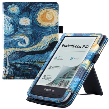 Чохол Galeo Vertical Leather Stand для Pocketbook 740 Inkpad 3 / Color / Pro Van Gogh