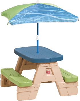 Stół Piknikowy Step 2 z Parasolką dla dzieci (0733538841844)