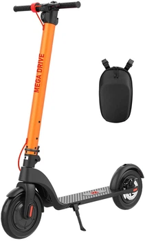 Набір Електросамокат Mega Drive X7F10GO(72719) Orange + Сумка Xiamen на кермо для електросамоката Xiamen Чорна (PH050604)