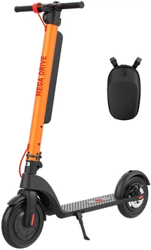 Набір Електросамокат Mega Drive X8F10GO(72721) Orange + Сумка Xiamen на кермо для електросамоката Xiamen Чорна (PH050604)