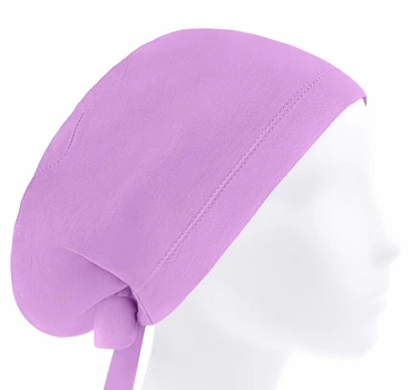 Медицинская шапочка женская HeadwearUniverse универсальная однотонная цвет Лавандовый