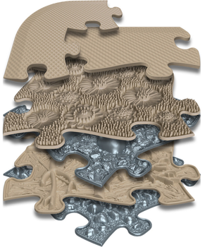 Mata puzzle Woopie sensoryczna ortopedyczna do domowego SPA 12 elementów (5904326946279)