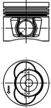 Поршня KOLBENSCHMIDT 40715610 Volkswagen Crafter