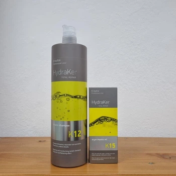 Еrayba набор для волос K15 Argan Mystic Oil + K12 Keratin Shampoo шампунь 1л + масло 50мл