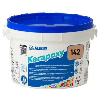 Епоксидна фуга для швів Mapei Kerapoxy 142 Коричневий 2кг