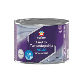 Адгезионная грунт-эмаль Eskaro Luotto Tartuntapohja Aqua матовая 0.45л