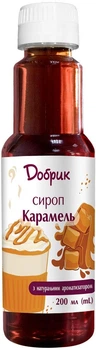 Сироп Добрик Карамель 200 мл пластик ПЕТ