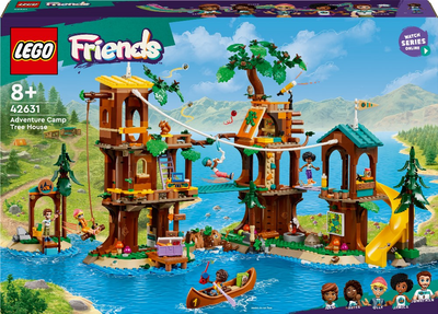 Конструктор LEGO Friends Домик на дереве в приключенческом лагере 1128 деталей (42631)