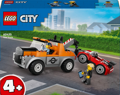 Конструктор LEGO City Эвакуатор и ремонт спортивных авто 101 деталь (60435)