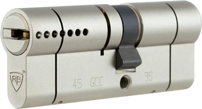 Цилиндр RB-Locks Keylocx DIN_KK 110 NST 45x65 CAM30 5KEY RB1 K04 Box Никель/Сатин (RAV-NE000253894)