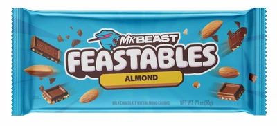 Шоколад Feastables Mr Beast Bar, Almond Chunks 60g