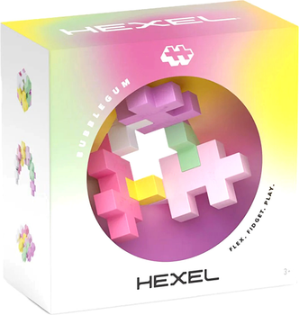 Конструктор Plus-Plus Hexel Bubblegum 6 деталей (5710409201810)
