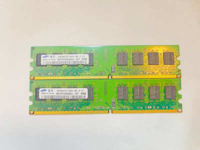 Оперативная память Samsung DDR2 4Gb Kit (2*2Gb) 800MHz PC3-6400 Б/У