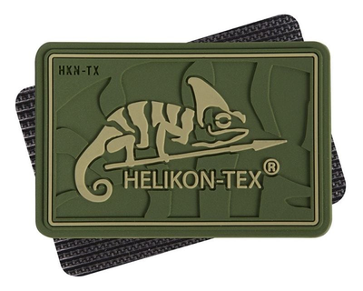 Шеврон Helikon-tex® Logo - ПВХ - Олив Green (Takctik-324M-T)