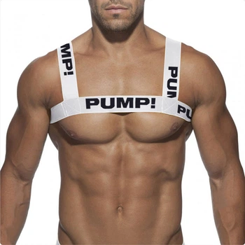 Мужская портупея Pump 9090 One size цвет белый